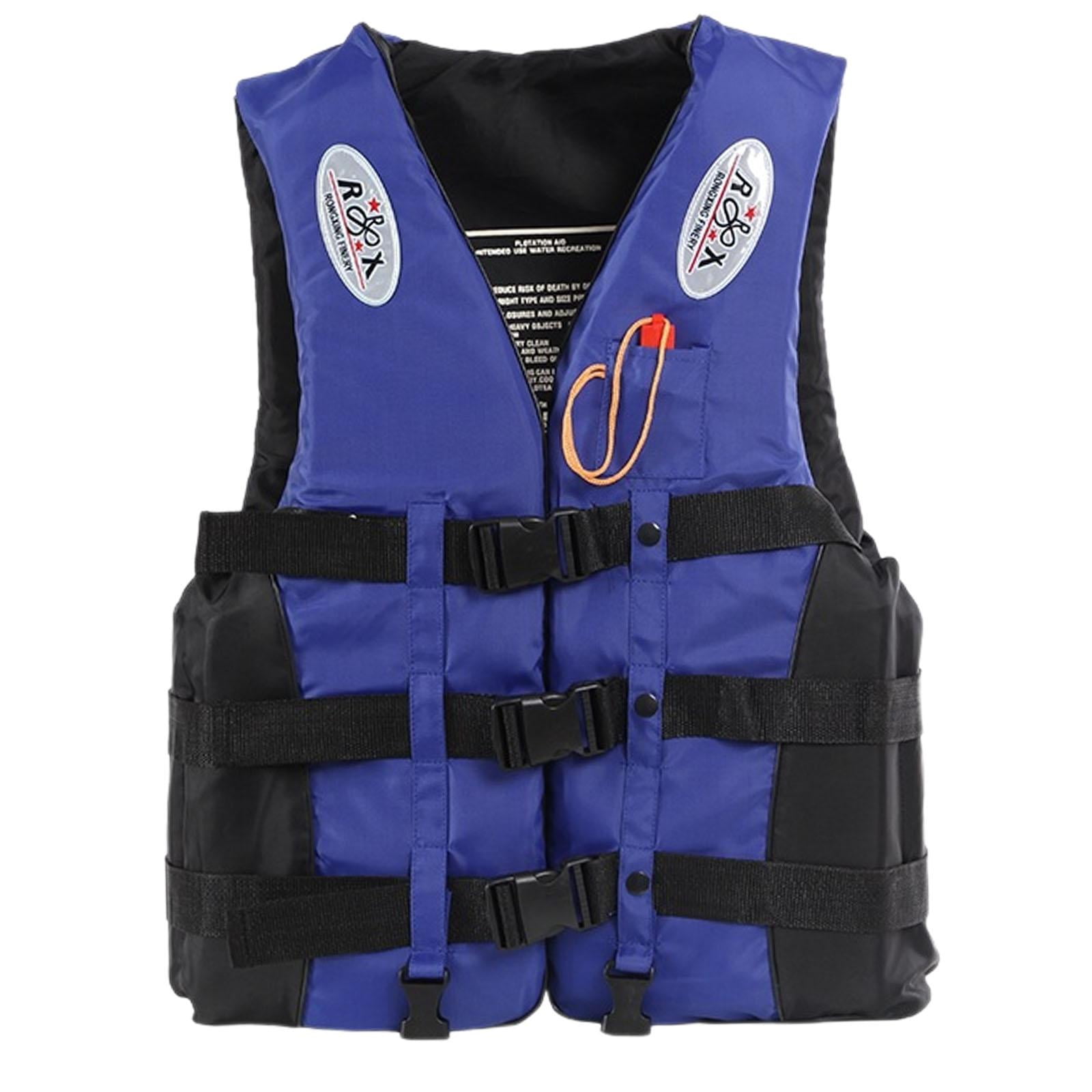Gilet De Sauvetage Adulte Ajustable - Pour Kayak, Paddle, Pêche - Ceinture Réglable Et Fermeture éclair - Idéal Sports Nautiques - 10