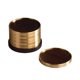 thumbnail image 2 of Posavasos de madera multiusos, resistentes al calor, ligeros, para el hogar, 6 unidades Negro, 2 of 9