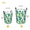 thumbnail image 3 of Fotbe Cactus 1 Cesto de Ropa con Asas, Cesto Impermeable de Gran Capacidad, Bolsa de Lavado para Dormitorio, Cesto de Ropa con Ruedas y Asas-Small, 3 of 6