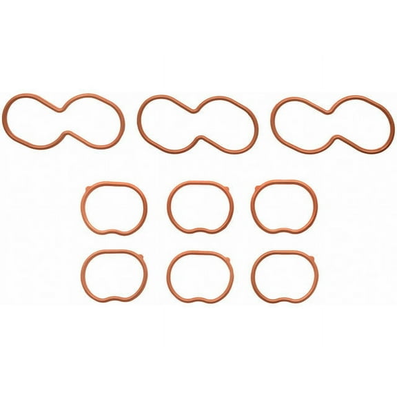 Lower and Upper Intake Manifold Gasket Set - Compatible with 2001 - 2010 Chrysler Sebring 2.7L V6 2002 2003 2004 2005 2006 2007 2008 2009