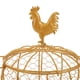 thumbnail image 2 of Cesta de alambre para huevos: Cuenco decorativo de encimera para coleccionar y reunir. Porta huevos de gallina fresca con asa. Centro de mesa navideño con diseño de pato y gallo., 2 of 8