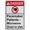 Warning Sign 3, variant on Industrial ANSI Vertical MRI X Ray Microwave Warning Sign - 8"x12" Weatherproof, UV Resistant for Indoor/Outdoor Workplace (Everyone must wear X-Ray badge near collar outside your lead apron)