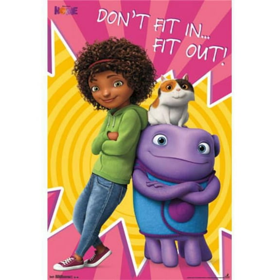 Posterazzi  Dreamworks Home - Group Poster Print - 24 x 36 in.