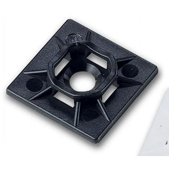 Ancor Marine Grade Products UV Black Adhesive Mounting Base (25 Pack)