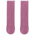 thumbnail image 4 of newwalpole Toddler Kids Slipper Socks with Grippers Warm Kids Socks Cute Kids Winter Socks Boys Girls Christmas Socks Light Purple for Size 1-15, 4 of 4
