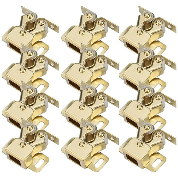 Niceauty Door Hold Open Cabinet Closures RV Cabinet Latches Double Roller Catch 2pcs