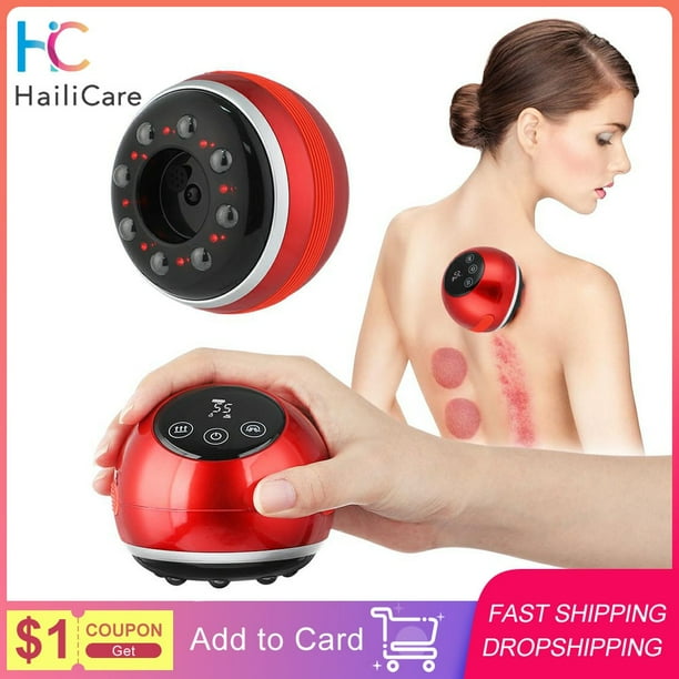 Gua sha masajeador electrico por succion al vacio masajeador corporal anticelulitis con iman terapia Guasha quemador de grasa Bodega Aurrera en linea