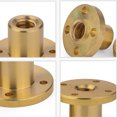 thumbnail image 2 of 2Pieces Copper T-shaped round flange nut T16x4mm, 2 of 5