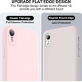 thumbnail image 3 of TEMOGU-Compatible with iPhone XR Case, Upgraded Liquid Silicone with [Flat Edges] [Camera Protection] [Soft Anti-Scratch Microfiber Lining] Phone Case for iPhone 10 XR 6.1 inch - Chalk Pink, 3 of 4