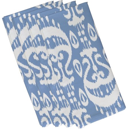 Simply Daisy 19  x 19  Ikat Geometric Print Napkins  Set of 4