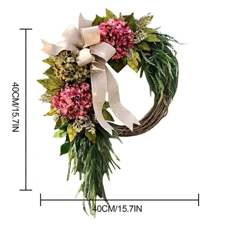 Plastic Flowers For Wreaths 40X60Cm Simation Hydrangea Flower