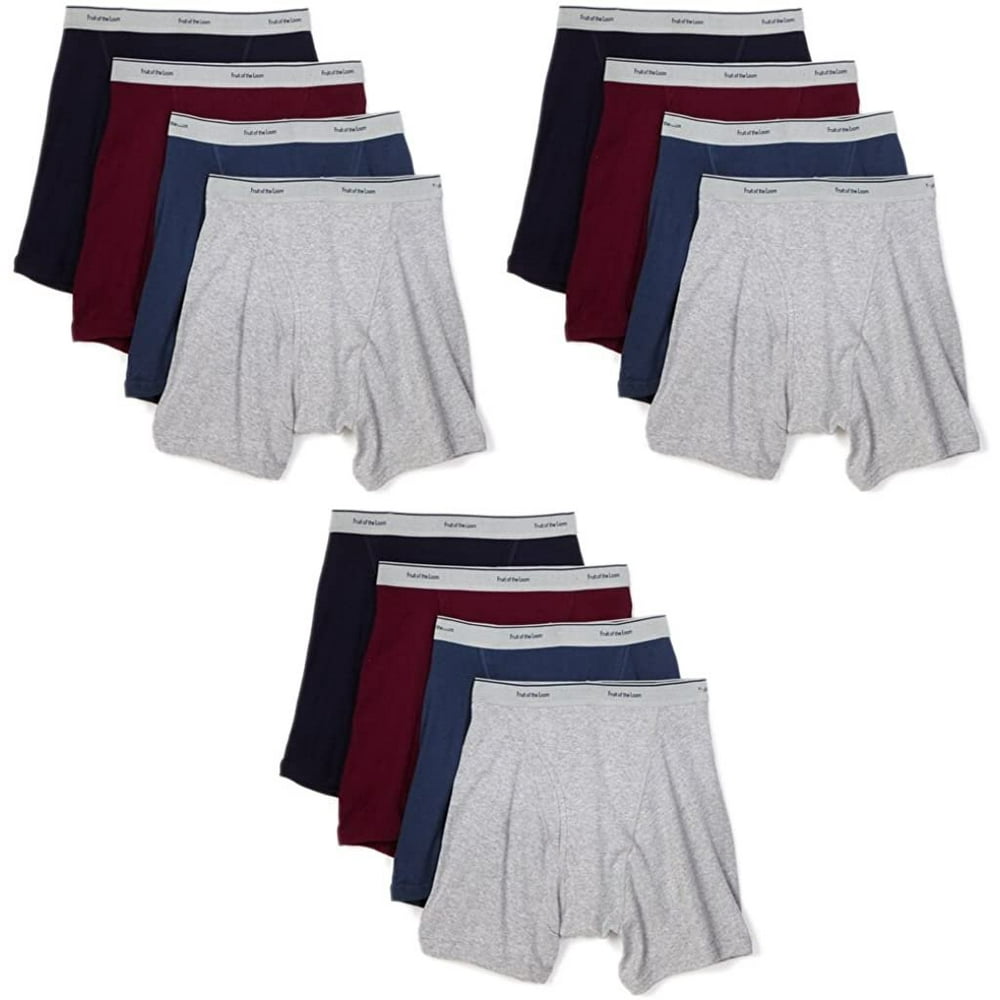 Fruit of the Loom - Fruit of the Loom 12-Pack Boys Assorted Boxer ...