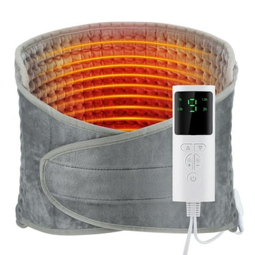 RUTAWZ Electric Heating Pad with Massage – Adjustable for Waist and Leg Comfort, 12"x24"