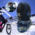 thumbnail image 4 of Pasamontañas, capucha protectora para el sol, calentador de cuello para ciclismo en climas fríos Armada, 4 of 8