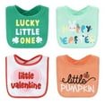 thumbnail image 5 of The Peanutshell New Holiday Terry Baby Bib 10 Pack Set for Boys and Girls, 5 of 6