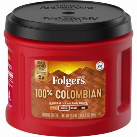 Folgers  22.6 oz Ground 100 Percent Colombian Coffee