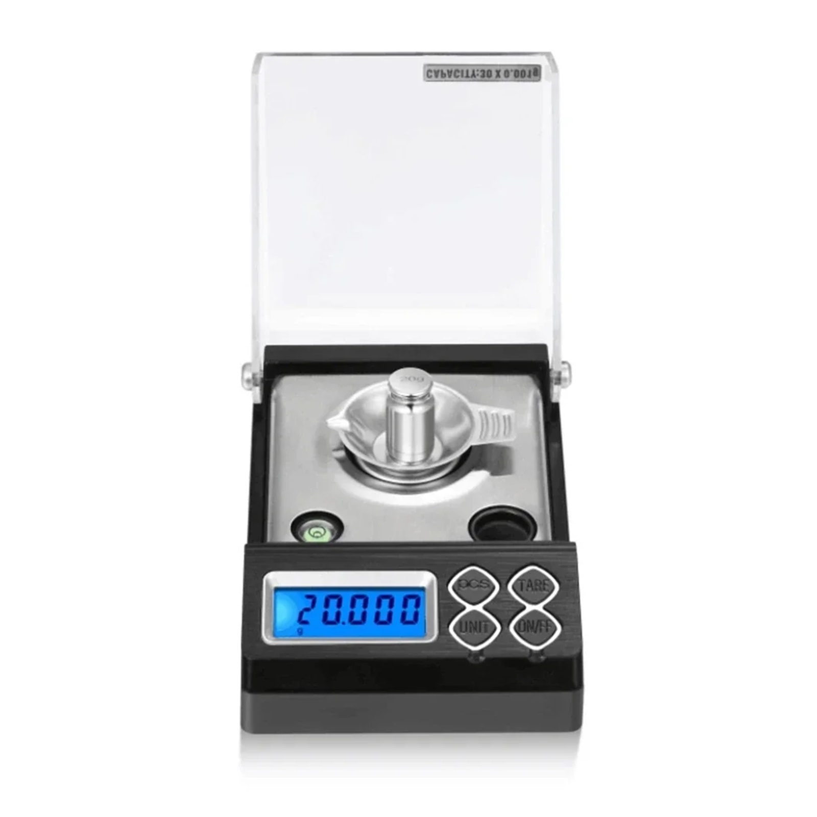 20g/50g Precision Diamond Scale Scales, Medicinal 0.001g Balance Weight Jewelry Electronic LCD Digital Laboratory - High Precision