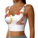 thumbnail image 2 of Fotbe 2025 New Year'S Sujetador Deportivo Largo sin Aros para Mujer con Almohadillas y Soporte Medio, Transpirable y Absorbente, Camiseta Tipo Chaleco o Tank Top-XX-Large, 2 of 8