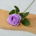 thumbnail image 6 of WLPZXP Artificial Flowers Silk Cloth Fake Long Stem Realistic Blossom Roses for Wedding violet, 6 of 9