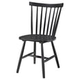 thumbnail image 5 of Hollyoak Windsor Wood Dining Side Chair Black (Set of 2), 5 of 10