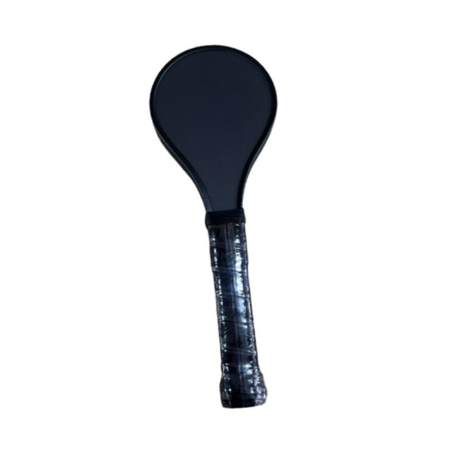 tamizeot Raquette de Pickleball Portable Surface Givrée Pickleball Noir 35x12.7x2cm