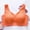 Orange, variant on Cethrio Womens Wireless Bras Sports Bras 2025 Bralette Comfy Fits Wirefree Full Figure Plus Size Bras, Orange 85D/90A/90B/90C/90D