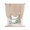 Brown, variant on Green Striped Tie Up Curtains for Kitchen Windows,Adjustable Rod Pocket Valance 63 Inch Long, Modern Green Farmhouse Vertical Stripes Window Treatment Balloon Roman Blind Shade, 42" x 63"
