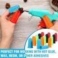 thumbnail image 2 of Finger Protector Hot Glue Gun Finger Tips Silicone Finger Guards,3 Sizes,5-Pack, 2 of 12