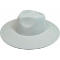 thumbnail image 1 of VERVE 8 Wide Brim Vegan Felt Rancher Hat - Women, Men, and Kids Fedora Style with Adjustable Inner Drawstring, 1 of 8