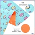 thumbnail image 3 of Children's Drawings Food Pattern Versatile Absorbent Door Mat, Non-Slip, Easy to Clean 32''x20'', 3 of 8