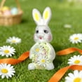 thumbnail image 6 of JVBTVB Pastel Easter Bunny Decorations, Colorful Foam Bunny with Flowers for Easter Table Centerpiece, Home Office Spring Decor, Easter Party Favors, Gifts for Kids & Adults, 6 of 8
