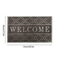 thumbnail image 2 of RKSTN bathroom rugs Home Entrance Door Three Dimensional Embossed Welcome Mat High Grade Scratch Counteractive Wear Counteractive Easy To Clean, 2 of 5