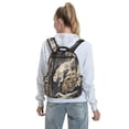 thumbnail image 7 of Honeii Graceful Snow Leopard Print Lightweight Backpacks,Carry on Backpack,Durable Backpack for School, Work & Travel, 7 of 7