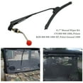 thumbnail image 2 of 350X400MM Manual UTV Windshield Wiper 15.7 Inch Wiper Kit for RZR 800 900 1000 Can Am, 2 of 7