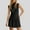 Black, variant on ZZwxWA Womens Mock Neck Dress Bodycon Mini Dresses Sleeveless Sexy Club Dresses Ruched Drop Waist Tank Dress 2025 Cocktail Party