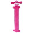 thumbnail image 3 of Multipet Loofa Dog Plush Dog Toy, Squeaker, 18 Inches, Colors May Vary, 3 of 5