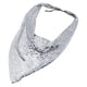 thumbnail image 2 of Collar de Lentejuelas Brillantes para Mujer Fiesta Banquete Qarigey Plata, 2 of 6