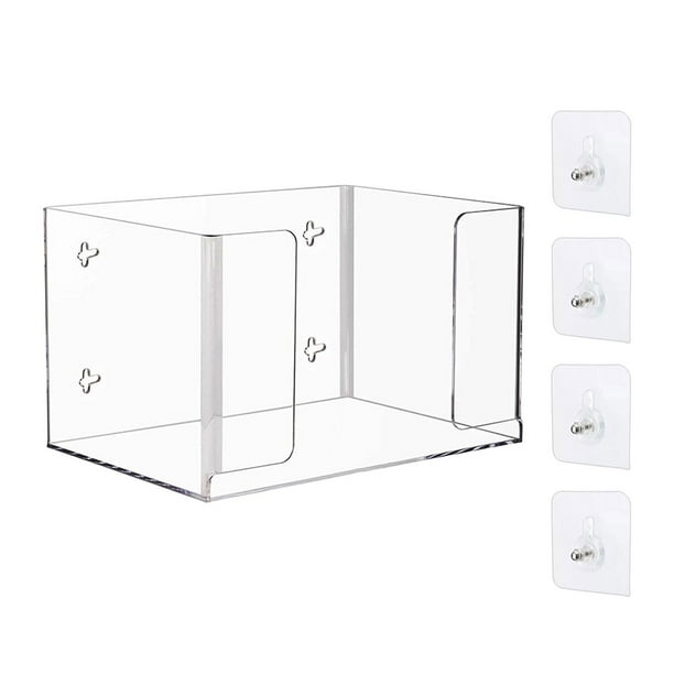 Soporte de pared para bolsas de supermercado, organizador de bolsas de basura reutilizable para la cocina del hogar. 1 capa