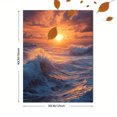 thumbnail image 3 of Qisvanset Framed Canvas Wall Art 12x16 Inch Matthew Landscape Biblical Verse Home Wall Art, 3 of 5