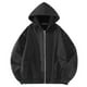thumbnail image 5 of pstuiky Camisas casuales de manga larga para hombre, Chaqueta tipo cárdigan con cremallera y capucha de manga larga de color liso para hombre Tops de hombre xl, 5 of 9