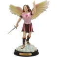 thumbnail image 2 of Catholic Church Colorful Archangel Chamuel With Red Heart And Sword Statue 10"H, 2 of 6