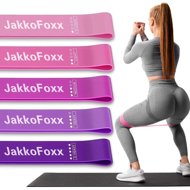 Bandas de ejercicio de bucle de resistencia Bandas de ejercicio para fitness en el hogar, estiramiento, entrenamiento de fuerza, fisioterapia, bandas elásticas de entrenamiento para mujeres, hombres y