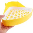 thumbnail image 4 of Rabbit Triangle Potty Corner Small Animal Toilet Litter Box Pet Pee Pan Tray for Bunny, 4 of 6