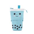 thumbnail image 2 of Convenient Pen Case Decorative Canvas Cartoon Shape Folding Stationery Organizer Box for Home, 2 of 8