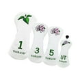 thumbnail image 4 of Baoblaze 4Pcs Golf Head Covers Fashion Golf Wood Headcovers for Golfer Adults Outdoor White, 4 of 8