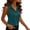 Green, variant on QSAWXQZ Women's Sleeveless Satin Shirt V Neck Lapel Collar Solid Casual Loose Lightweight Summer Activewear Tank Top for Golf Tennis Outdoor Blue 2XL