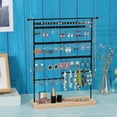 thumbnail image 7 of QILICHZ Earring Holder Stand Organizer 7 Tier Jewelry Organizer Holder Jewelry Display Stand Black, 7 of 7
