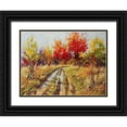 thumbnail image 1 of Chodyukov, Aleksander 18x15 Black Ornate Wood Framed with Double Matting Museum Art Print Titled - Autumn Way I, 1 of 4