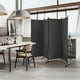 thumbnail image 4 of Biombo de 4 Paneles Costway Separador de Habitaciones 225 x 30 x 173 cm Gris oscuro, 4 of 10