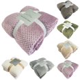 thumbnail image 2 of Pet Blanket Solid Color Breathable Soft Cat Fleece Blanket Dog Throw Blanket, 2 of 3